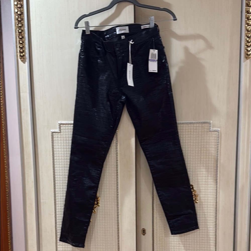 Frame Denim Black Skinny Jeans